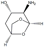 beta-D-xylo-Hexopyranose, 2-amino-1,6-anhydro-2,4-dideoxy- (9CI) 结构式