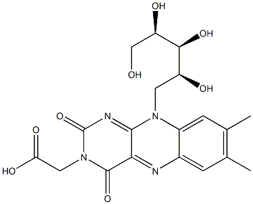 3-carboxymethylriboflavin 结构式