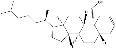 19-Hydroxy-5α-cholest-2-ene Struktur