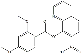 7-니트로-8-퀴놀리닐=2,4-디메톡시벤조에이트