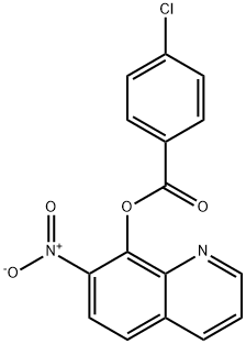 7-Nitro-8-quinolyl=p-chlorobenzoate,29007-02-1,结构式