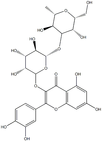 quercetin-3-O-neohesperidose 化学構造式
