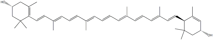 9-cis-ルテイン 化学構造式