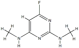 2,4-Pyrimidinediamine,6-fluoro-N,N-dimethyl-(9CI) Structure
