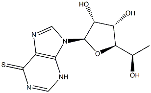 9-(6'-deoxy-beta-D-allofuranosyl)-6-thiopurine|