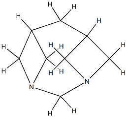 1,3-Diazatricyclo[5.1.1.13,5]decane(9CI) 化学構造式
