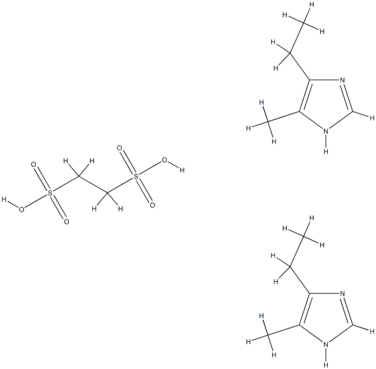 에탄-1,2-디술폰산,4-에틸-5-메틸-1H-이미다졸