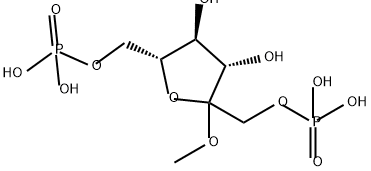 methylfructofuranoside 1,6-biphosphate Structure
