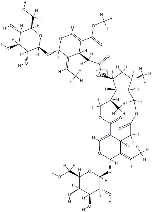 ヌジフロシドB 化学構造式