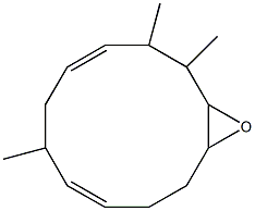 trimethyl-13-oxabicyclo[10.1.0]trideca-4,8-diene, stereoisomer,29855-05-8,结构式