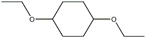 (1α,4β)-1,4-ジエトキシシクロヘキサン 化学構造式