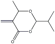 1,3-Dioxan-4-one,6-methyl-5-methylene-2-(1-methylethyl)-(9CI) Structure