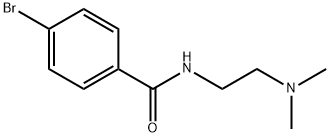 4-溴-N-(2-(二甲基氨基)乙基)苯甲酰胺 结构式