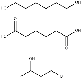 Hexanedioic acid, polymer with 1,3-butanediol and 1,6-hexanediol Structure