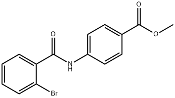 methyl 4-[(2-bromobenzoyl)amino]benzoate Struktur