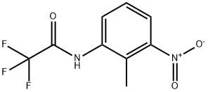 2,2,2-trifluoro-N-(2-methyl-3-nitrophenyl)acetamide 结构式