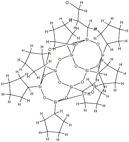 PSS-(3-CHLOROPROPYL)-HEPTACYCLOPENTYL S&,308103-62-0,结构式