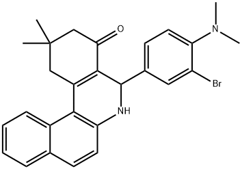 Glutaminase C-IN-1|5-[3-溴-4-(二甲胺基)苯基]-2,3,5,6-四氢-2,2-二甲基苯并[A]菲啶-4(1H)-酮