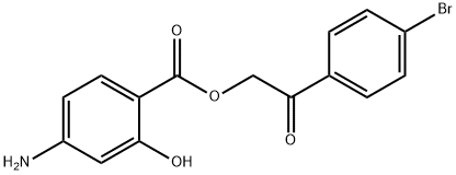 2-(4-bromophenyl)-2-oxoethyl 4-amino-2-hydroxybenzoate Structure