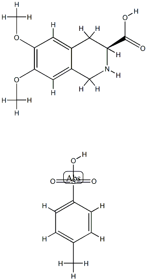 (S)-(-)1 2 3 4-TETRAHYDRO-6 7DI-MEO-3-I& Struktur