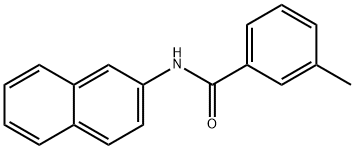 3-methyl-N-(2-naphthyl)benzamide Structure