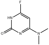 2(1H)-Pyrimidinone,4-(dimethylamino)-6-fluoro-(9CI) Structure