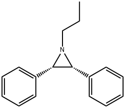 顺-2,3-联苯基-1-丙基氮丙啶, 314062-46-9, 结构式