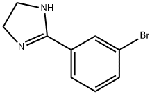 2-(3-溴苯基)-4,5-二氢-1H-咪唑 结构式