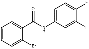 2-bromo-N-(3,4-difluorophenyl)benzamide Structure