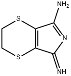 2,3-dihydro-5-imino-5H-1,4-dithiino[2,3-c]pyrrol-7-amine 结构式