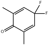 2,5-Cyclohexadien-1-one,4,4-difluoro-2,6-dimethyl-(9CI) Struktur