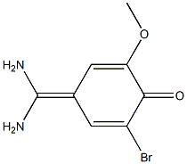 3-bromo-4-hydroxy-5-methoxybenzamidine 结构式