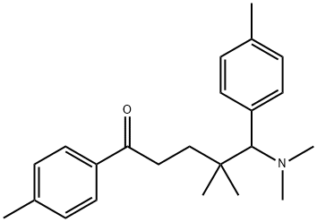 ω-(Dimethylamino)-4',γ,γ-trimethyl-ω-(p-tolyl)valerophenone,3215-87-0,结构式