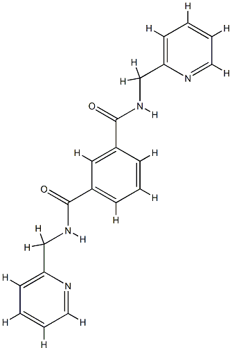 N~1~,N~3~-bis(2-pyridinylmethyl)isophthalamide Structure