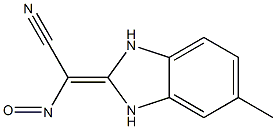 1H-Benzimidazole-2-acetonitrile,alpha-(hydroxyimino)-5-methyl-(9CI) 结构式