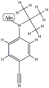 tert-Butyl p-cyanophenyl nitroxide radical 结构式