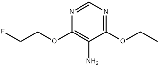 5-Pyrimidinamine,4-ethoxy-6-(2-fluoroethoxy)-(9CI),326832-16-0,结构式