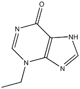 6H-Purin-6-one,3-ethyl-3,7-dihydro-(9CI) Structure