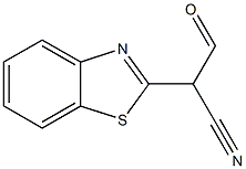 2-Benzothiazoleacetonitrile,alpha-formyl-(9CI) 结构式