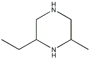 2-Ethyl-6-methyl-piperazine Structure