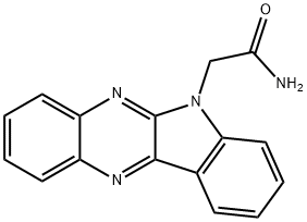 2-(6H-indolo[2,3-b]quinoxalin-6-yl)acetamide Struktur