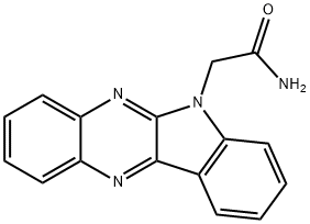 2-(6H-indolo[2,3-b]quinoxalin-6-yl)acetamide 结构式