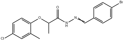 329049-31-2 (E)-N-(4-bromobenzylidene)-2-(4-chloro-2-methylphenoxy)propanehydrazide