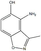 1,2-Benzisoxazol-5-ol,4-amino-3-methyl-(9CI) 结构式