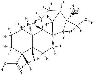 ent-16beta,17-Dihydroxy-19-kauraic acid Struktur