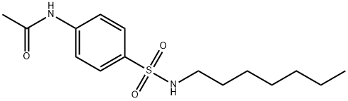 N-{4-[(heptylamino)sulfonyl]phenyl}acetamide Struktur