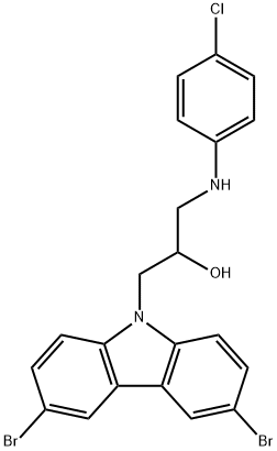 1-(4-chloroanilino)-3-(3,6-dibromo-9H-carbazol-9-yl)-2-propanol|