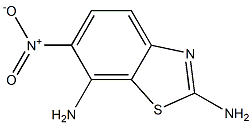 2,7-Benzothiazolediamine,6-nitro-(9CI) Structure