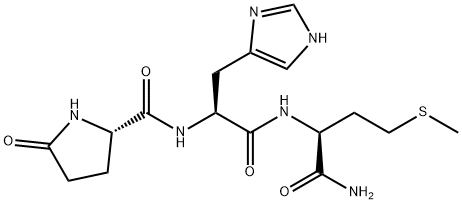 pGlu-L-His-L-Met-NH2 结构式
