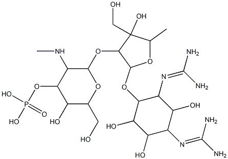 3''-phosphoryldihydrostreptomycin Struktur